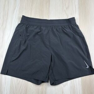 Nike Yoga Shorts Dri Fit 2-in-1 Shorts Black DC5320-668 Men Size L Large